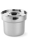 HENDI Bain-Marie Topf, für HENDI Aufsatz 470930, passt auf alle Chafing Dishes des Typs GN 1/1, Stückzahl: 1, 220x220x(H)190mm, Edelstahl