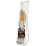 Tulup Standspiegel 36 x 156 cm Weiß