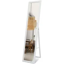 Tulup Standspiegel 36 x 156 cm Weiß