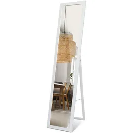 Tulup Standspiegel 36 x 156 cm Weiß