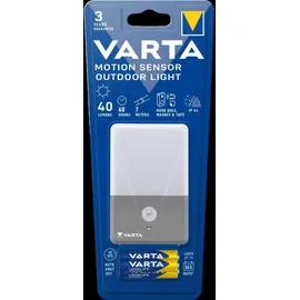 Varta Motion Sensor Outdoor Light LED Camping-Leuchte 40 lm batteriebetrieben 60 g Grau