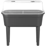 Florus Grow Table Set Übertopf 26,4 x 37,0 x 78,0 cm Grau/Anthrazit
