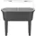 Florus Grow Table Set Übertopf 26,4 x 37,0 x 78,0 cm Grau/Anthrazit