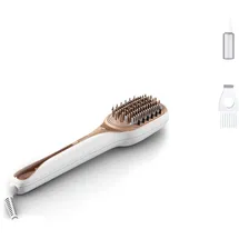 Rowenta Hair Therapist Haarbürste, repariert und stärkt beschädigtes Haar, macht das Haar gesund und glänzend, sofortige Ergebnisse, Dampfbürste, weiß, CF9920