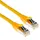 Act Yellow 15 meter LSZH SFTP CAT6A patch cable snagless with RJ45 connectors s/ftp Cat6a 15 m), Netzwerkkabel Gelb