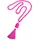 COLLEZIONE ALESSANDRO Lange Kette Nepal pink / Glas