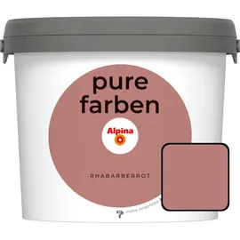 Alpina Wandfarbe Rhabarberrot matt 2,5 l