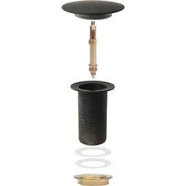 vidaXL Ablaufgarnitur ohne Überlauf Grau 6,4x6,4x9,1 cm