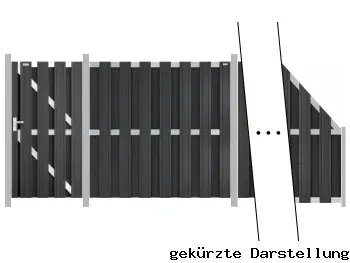 4,9m Elephant Design WPC anthrazit-alu - ME66336