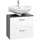 WELLTIME Waschbeckenunterschrank Texas 1 Auszug 60 x 54 cm Grau/Weiß