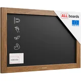 ALLboards Magnetische Kreidetafel 60x40 cm, Holzrahmen