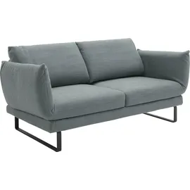 Schöner Wohnen Couch Polyester 2-Sitzer Grau