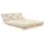 Karup Roots Schlafcouch Baumwolle 2,5-Sitzer Beige