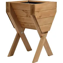 Dobar Kleines Hochbeet 39 x 40 x 61 cm Braun