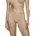 Maxislip mit Mesh-Besatz Modell beige 44