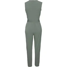 LASCANA Overall LASCANA, Damen, Gr. 34, N-Gr, grün (jade), Jersey, Obermaterial: 95% Polyester, 5% Elasthan, unifarben, figurumspielend knöchellang, V-Ausschnitt, Overalls Overall, aus knitterfreier Ware, eleganter Jumpsuit in Wickeloptik, bügelfrei, Topseller