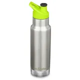 Unisex – Erwachsene Classic Sport Flasche, Brushed Stainless, One Size