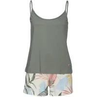 VIVANCE DREAMS Damen Shorty khaki-gemustert Gr.32/34