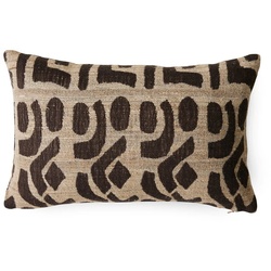 HKliving - Silk Kissen, 40 x 25 cm, rustic