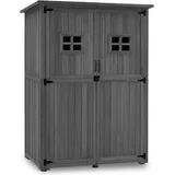 MCombo Gartenschrank 1,27 x 0,59 m Grau