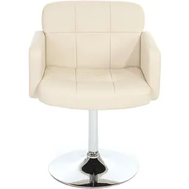 Mendler Drehstuhl Orlando Kunstleder creme