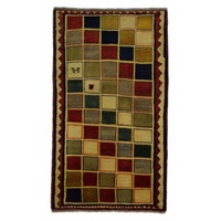 Orientteppich Perserteppich Gabbeh 176 x 102 cm, Borento, rechteckig, Handgeknüpft beige