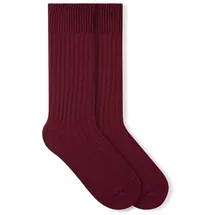 Von Jungfeld Merino Wollsocken 1 Paar Ruby Red 36-40