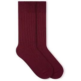 Von Jungfeld Merino Wollsocken 1 Paar Ruby Red 36-40