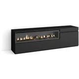 SKRAUT HOME Lowboard, Schwarz - 57_5