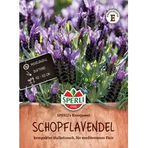 Sperli Schopflavendelsamen Kronjuwel Lavandula stoechas 45 Pflanzen