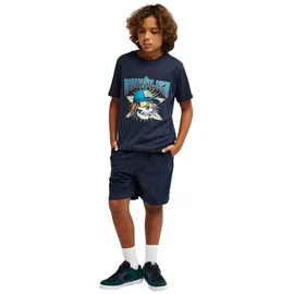 QUIKSILVER Bermudas "Taxer", Jungen, Gr. 14, blau (schwarz navy), Obermaterial: 100% Baumwolle., Hosen Bermudas