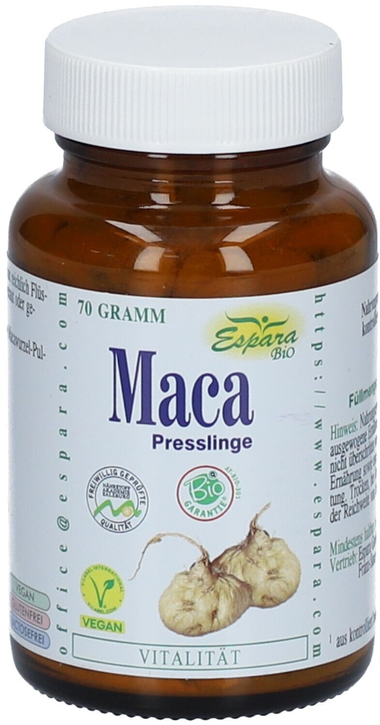 Espara Maca Presslinge 70 g