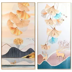 Bild DKD Home Decor 80 x 3 x 160 cm Pflanzenblatt (2 Stück)