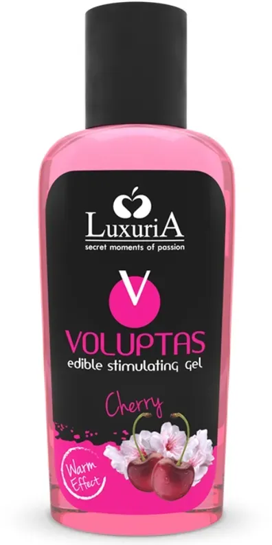 INTIMATELINE LUXURIA - VOLUPTAS ESSBARES MASSAGEGEL MIT WRMENDEM EFFEKT - KIRSCH 100 ML