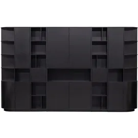 Woood Buffet Finca Kiefer schwarz 78 x 0 x 0