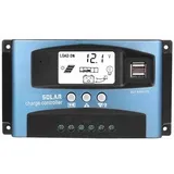 Solar Batterieladegerät 40/50/60/100A Solarladeregler mit USB-LCD-Display 12V 24V ABS Benutzerhandbuch(50A)