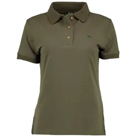 OS-TRACHTEN Damen-Poloshirt, oliv, XXL