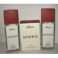 S. Oliver Authentic Women Eau de Toilette 50 ml + 2 x 75 ml Deodorant