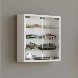 VCM Hängevitrine Mandosa S 40 x 40 x 10 cm Weiß