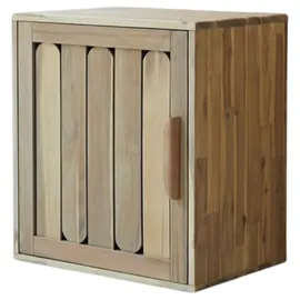 Tikamoon Badezimmermöbel aus Akazienholz 60 cm Lila