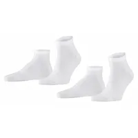 Falke Happy Sneakersocken 2er Pack Grau/Weiß 43-46