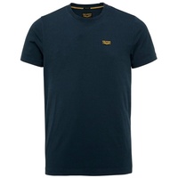 PME Legend Herren Rundhals T-Shirt GUYVER Regular Fit Blau 5073 S