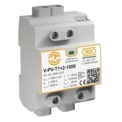OBO 5094230 CombiController V-PV Y-Schaltung für PV-Anlagen 1000V DC grau V-PV-T1+2-1000
