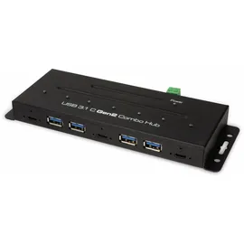 Logilink UA0319 - USB-C 3.1 Gen 2, 7-Port Combo Hub,