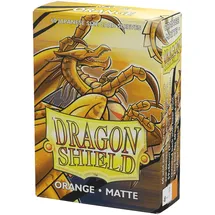 Dragon Shield Kartenhüllen Matte Mini Japanische Größe Orange (60)