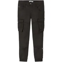 NAME IT Jungen Nkmryan Cargo Twi Pant 222-ba Noos Baby und Kleinkind Strampelanzug, Schwarz, 128 EU