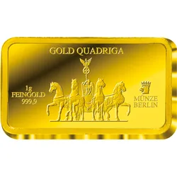 Goldbarren Quadriga