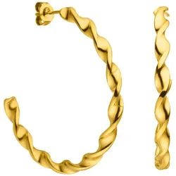 Purelei Paar Creolen »Schmuck Geschenk Kaula Ohrringe« Purelei gelbgoldfarben
