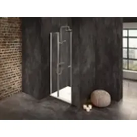 Dusbad Duschkabine/ Duschabtrennung Dusbad Vital 2 Pendeltür an Festteil für Nischendusche rechts 875mm
