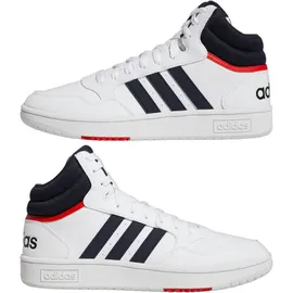 Adidas Hoops 3.0 Mid Cloud White / Legend Ink / Vivid Red 42 2/3